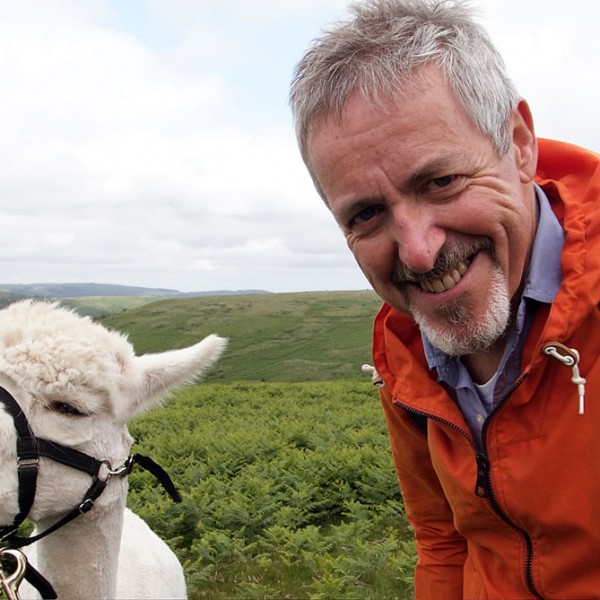 Griff Rhys Jones WithLogan The Alpaca